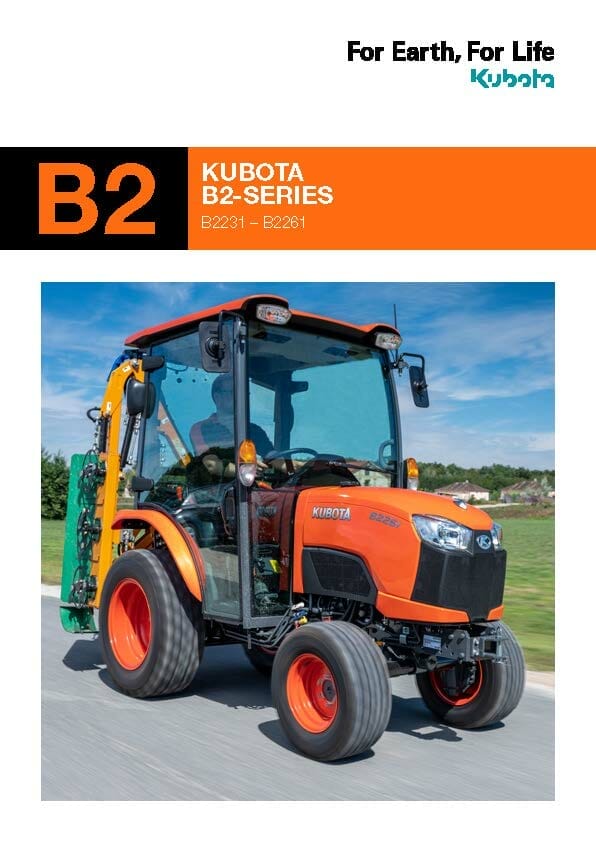 EG Coles Kubota B2 Compact Tractor Brochure