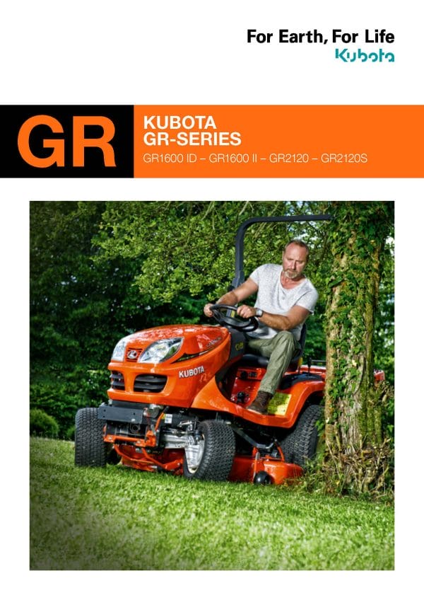 EG Coles - Kubota GR Series Brochure