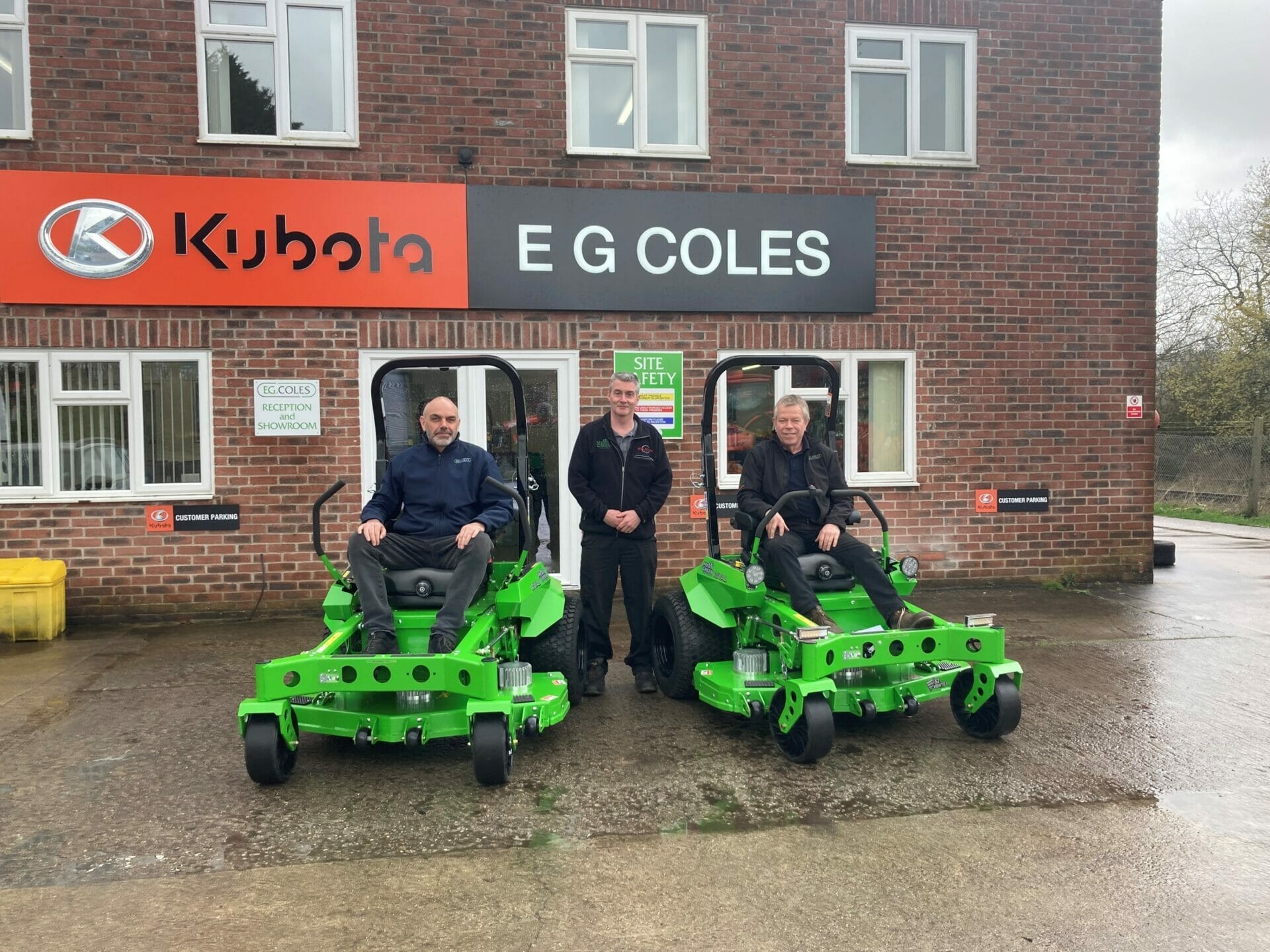 Mean Green Electric Mowers at EG Coles