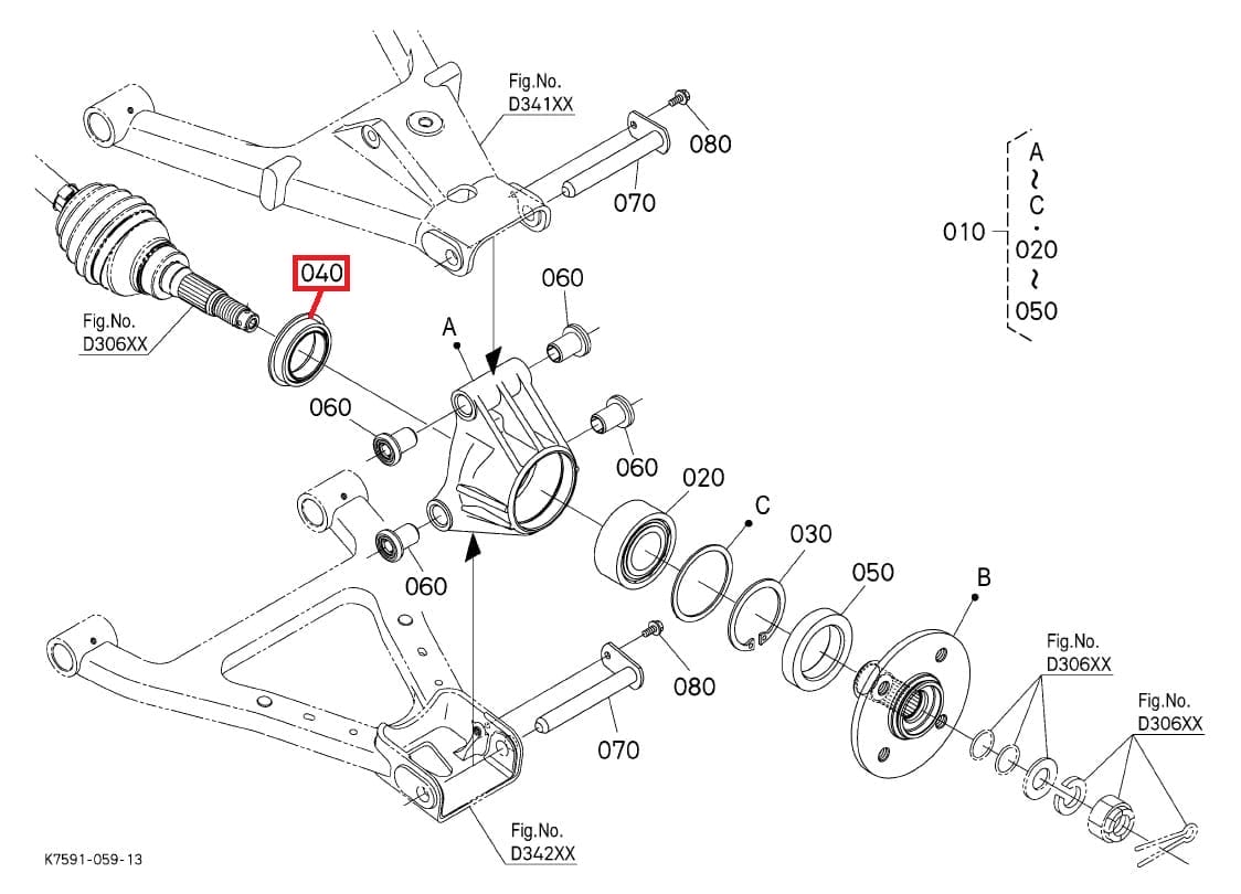 6331386110 Rear Axle Oil Seal (Inner) - Image 2
