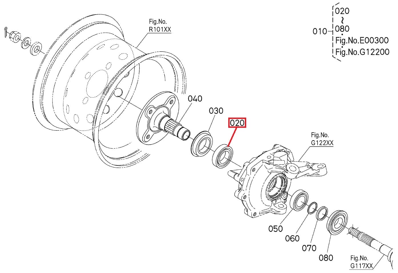 K759118870 Front Axle Wheel Bearing (Outer) - Image 2